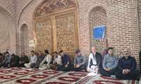 برپایی میز خدمت هفته دولت در مسجد جامع سردشت با حضور فعال حوزه سلامت